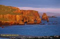 J-J. POIRAULT rivages littoral littoraux paysages naturels couchers colores soleil soirs granite roses rouges mers oceans atlantique nord anses baies bleus ouest shetland ecosse royaume unis 